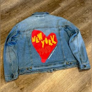 TARGET TAKE PRIDE Stonewall Riots NY 1969 Unisex size XL Blue Denim Jacket